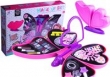 Zestaw do manicure motyl lakiery naklejki brokat