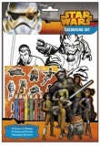 Zestaw kolorowanek, naklejek i kredek. Star Wars Rebels