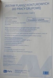 Zestaw plansz konturowych do pracy grupowej Młodsze dzieci Część 2