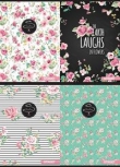 Zeszyt A4 Flowers w linie 54 kartki 10 sztuk mix