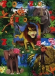 Zeszyt A5 Top-2000 gładki 16 kartek Zoo mix