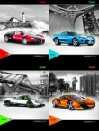 Zeszyt A5 Top-2000 w linie 60 kartek Powerfull Car Mix