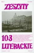 Zeszyty Literackie 103