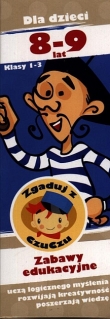 Zgaduj z CzuCzu. Zabawy edukacyjne dla dzieci 8-9 lat (klasy 1-3)