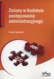 Zmiany w kodeksie postępowania administracyjnego + CD