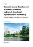 Znaczenie zasady dwuizbowości w praktyce ustrojowej wybranych demokracji Azji Południowo-Wschodniej. Malezja, Singapur, Tajlandia, Timor Wschodni
