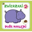 ZWIERZAKI DUŻE NAKLEJKI 2+ WILGA 9788328049772