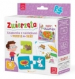 Zwierzęta. Książeczka z naklejkami i puzzle do pary
