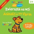Zwierzęta na wsi Kolorowanki polsko-angielskie z naklejkami