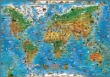 Mapa ścienna. Zwierzęta świata 1:21 500 000