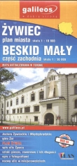 Żywiec plan miasta, Beskid Mały cz.zachodnia