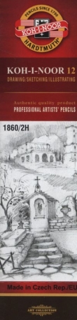 Ołówek grafitowy 1860/2H 12 sztuk